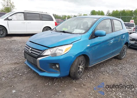 2021 Mitsubishi Mirage Carbonite Edition/Es/Le z USA, uszkodzony, nr VIN ML32AUHJ3MH007108